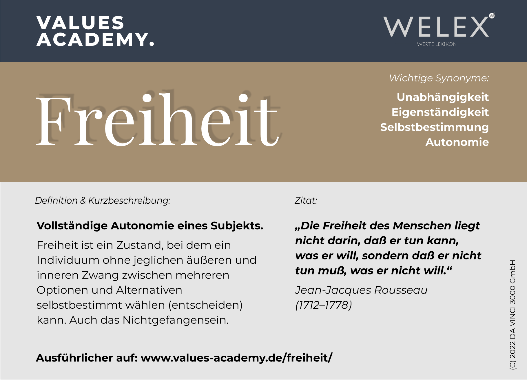 Freiheit - Definition und Beschreibung