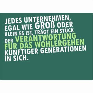 Postkarte "Verantwortung"