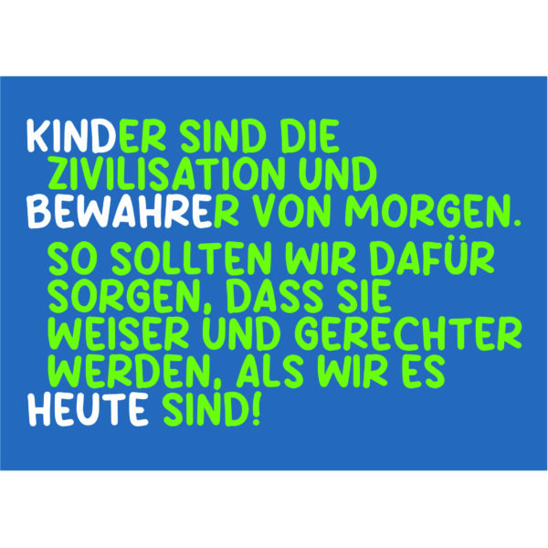 Postkarte KIND BEWAHRE