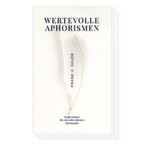 Cover Buch "Wertevolle Aphorismen"