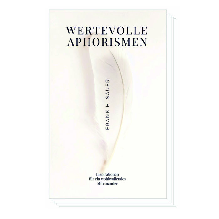 Cover Buch "Wertevolle Aphorismen"