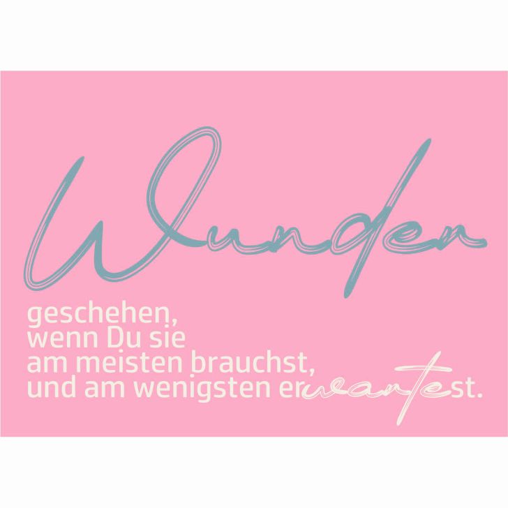 Wunder geschehen
