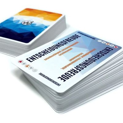 Werte-Spielkarten-Set
